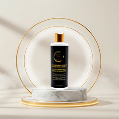 Vingt-Neuf Velvety Body Milk 300ml hydrating body lotion bottle with gold cap on luxury display